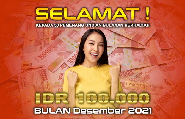 Undian Bulanan Berhadiah Desember 2021 (UBOCASH)