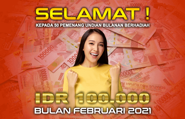 Undian Bulanan Berhadiah Februari 2021 (UBOCASH)