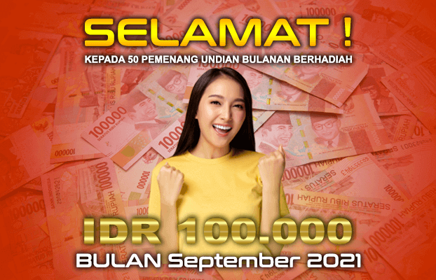 Undian Bulanan Berhadiah September 2021 (UBOCASH)