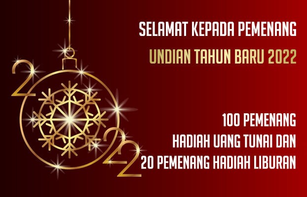 Pemenang Undian Tahun Baru 2022 UBOCASH