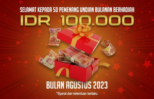 undian bulanan berhadiah agustus 2023