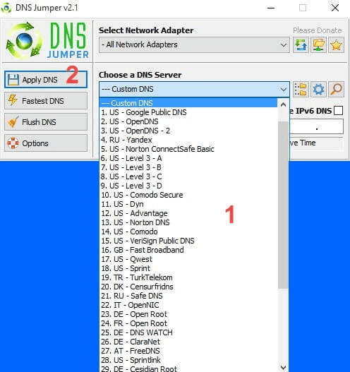 dns jumper cara melewati internet positif