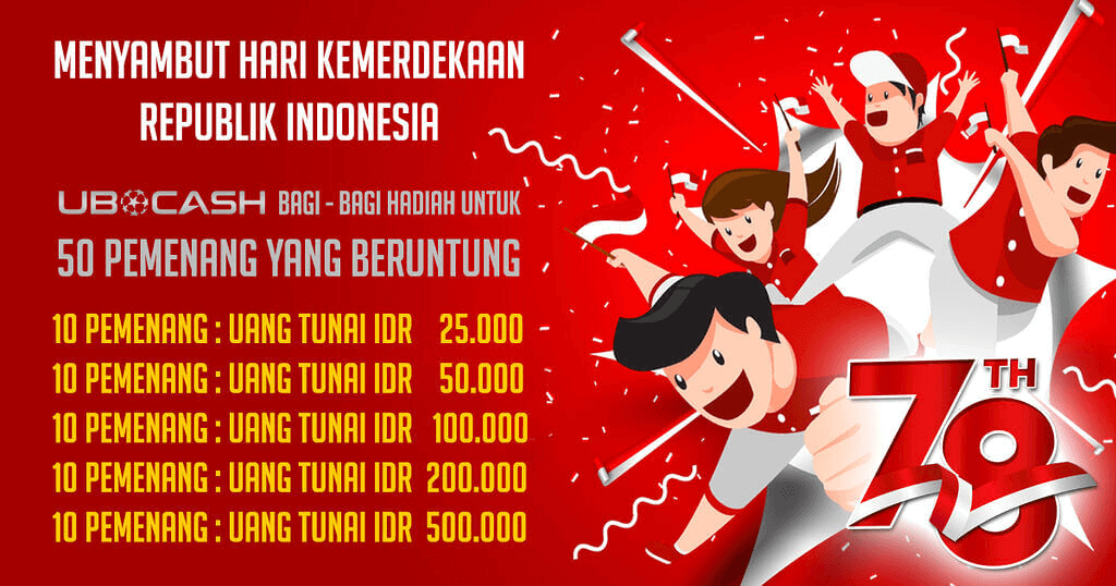 50 pemenang undian gebyar kemerdekaan 2023