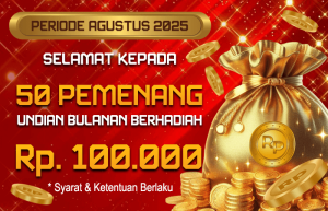 undian bulanan berhadiah periode agustus 2025