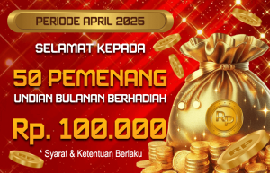 undian bulanan berhadiah periode april 2025